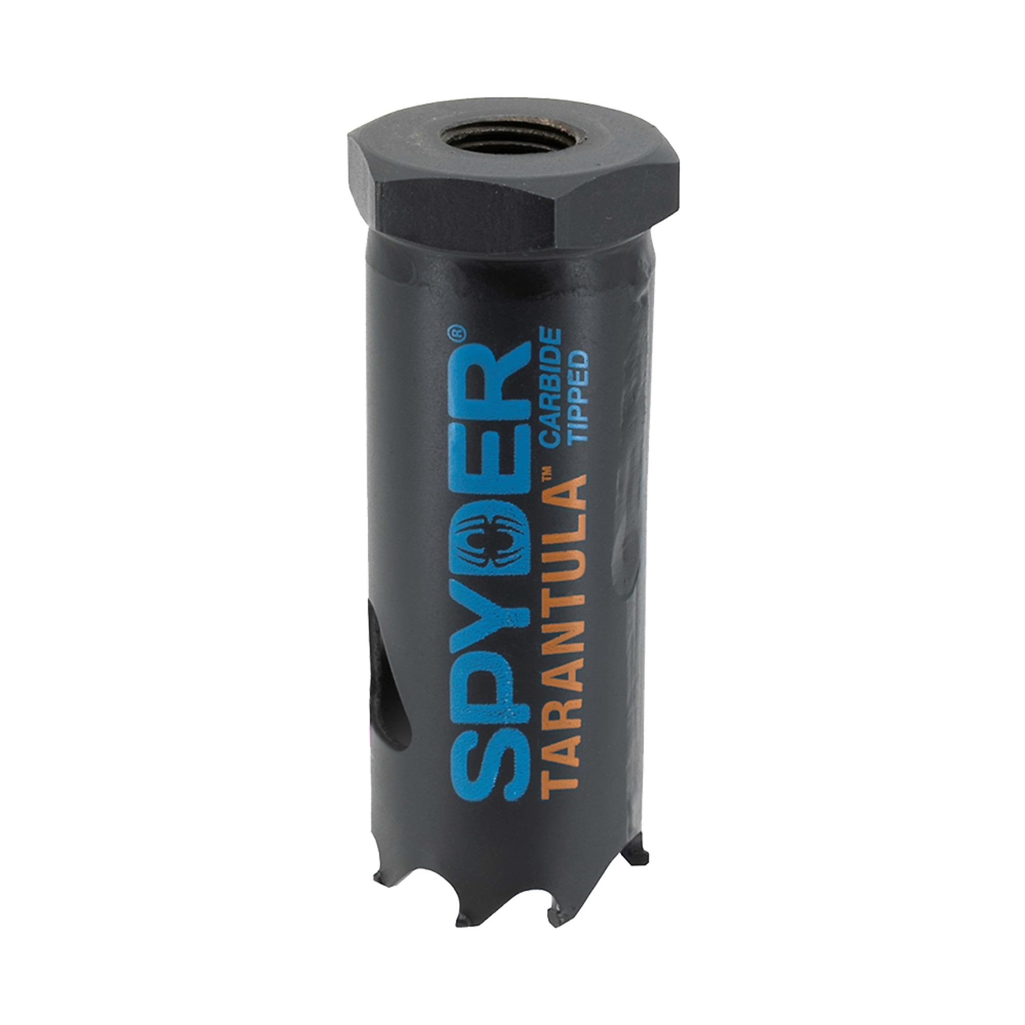 SPYDER Rapid Core Eject™ Tarantula™, 1-1/16in. Carbide Tipped Metal/Wood Cutting Hole Saw, Included (qty.) 1 Model# 600897CF